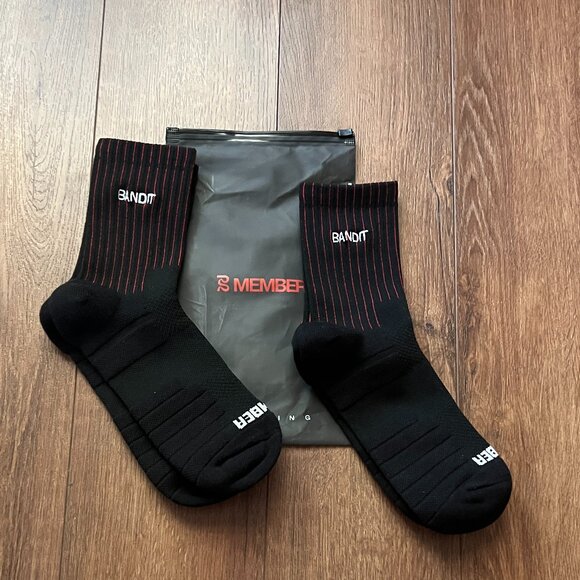 NWT *FIRM* PRICE Bandit Member Socks 2025 (2 Pack) × 1 XS/S / Black - Picture 3 of 3